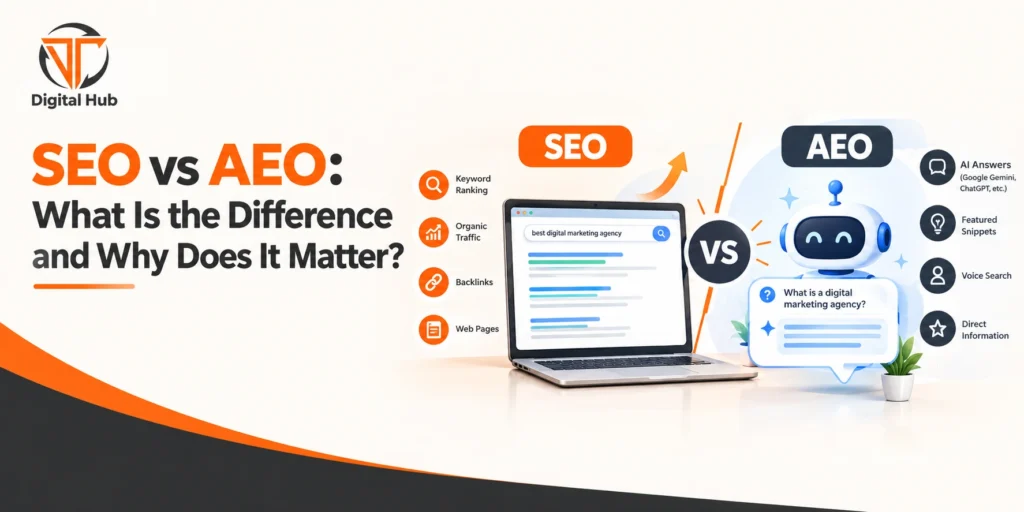 SEO vs AEO: What Is the Difference and Why Does It Matter?